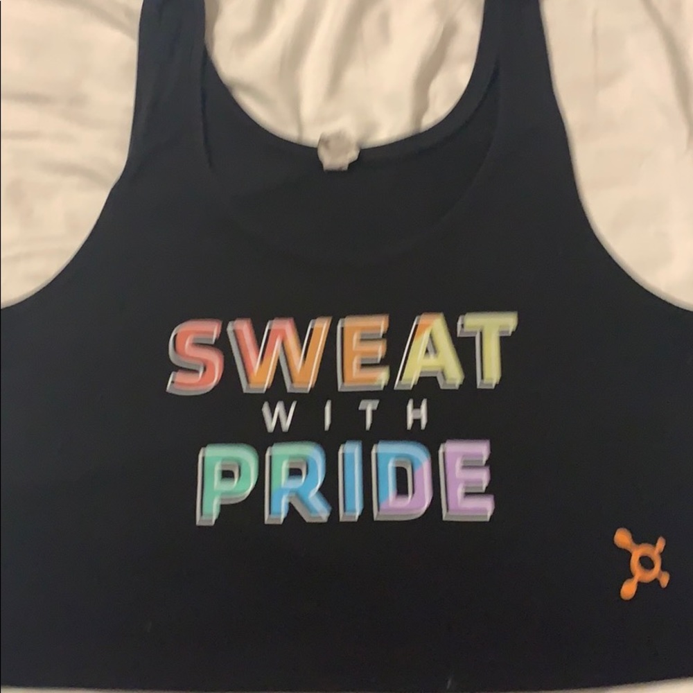 Orangetheory pride crop tank